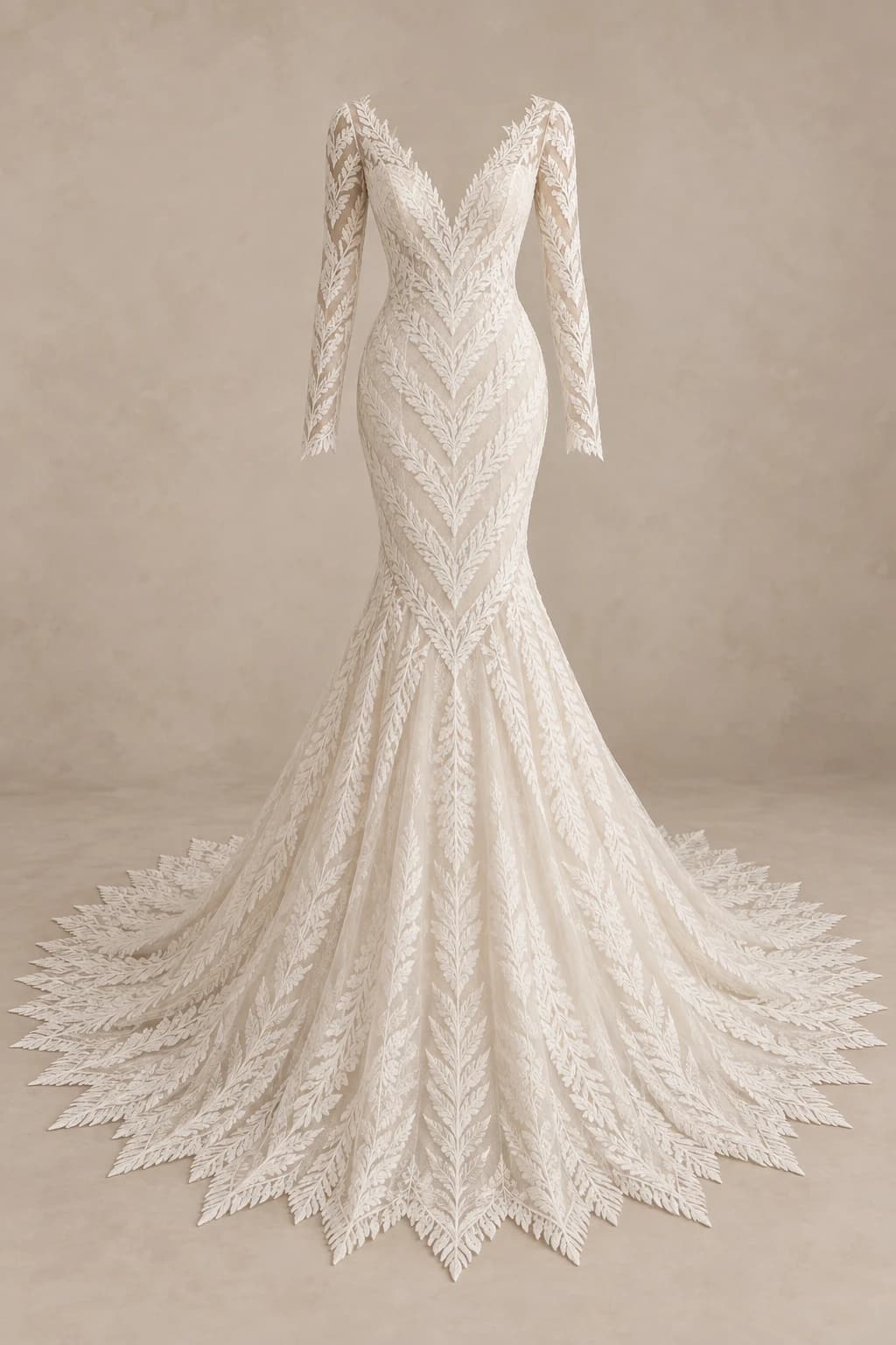 Chevron Feather: standalone reference for this dress design