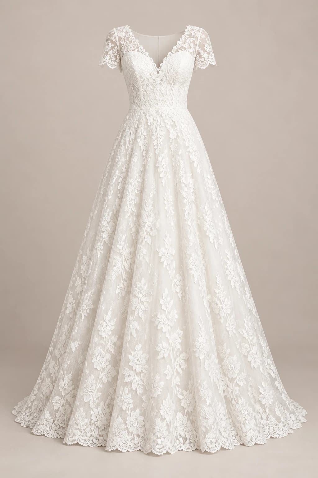 Garden romance: standalone reference for this dress design