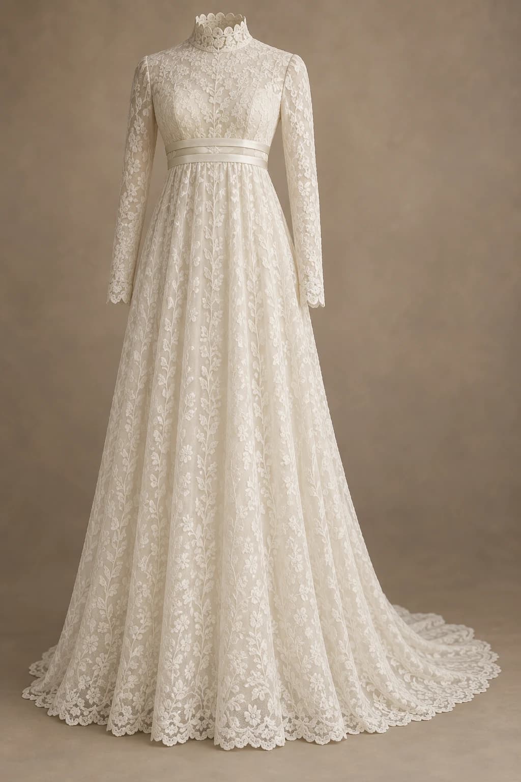 Lace Collar Morning: standalone reference for this dress design