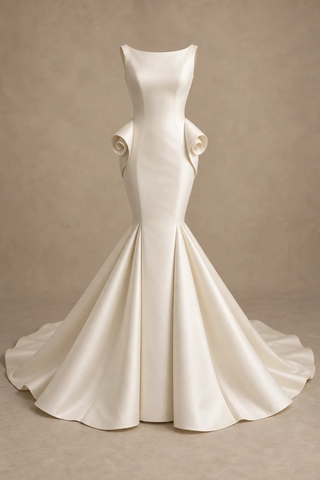 Scroll Sculpture: standalone reference for this dress design